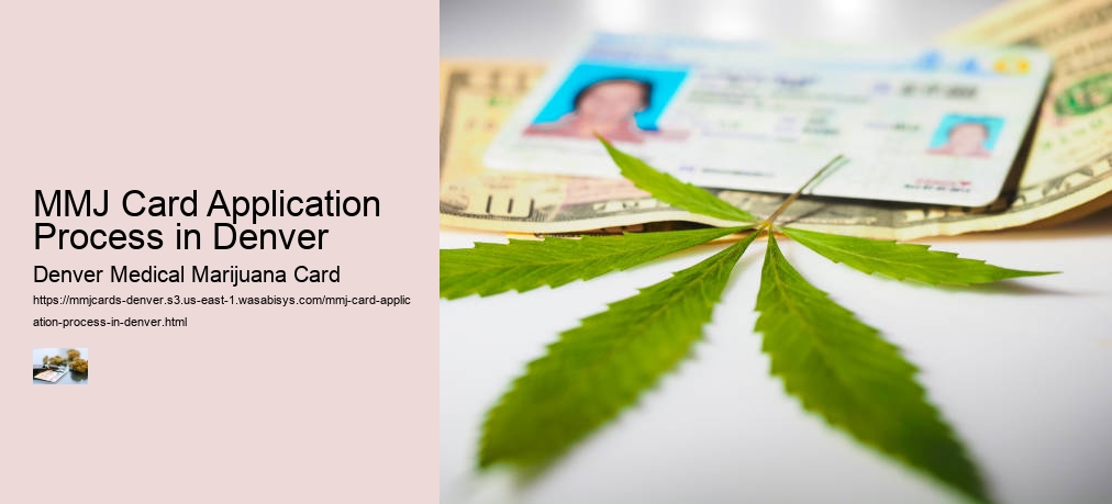 MMJ Card Application Process in Denver  